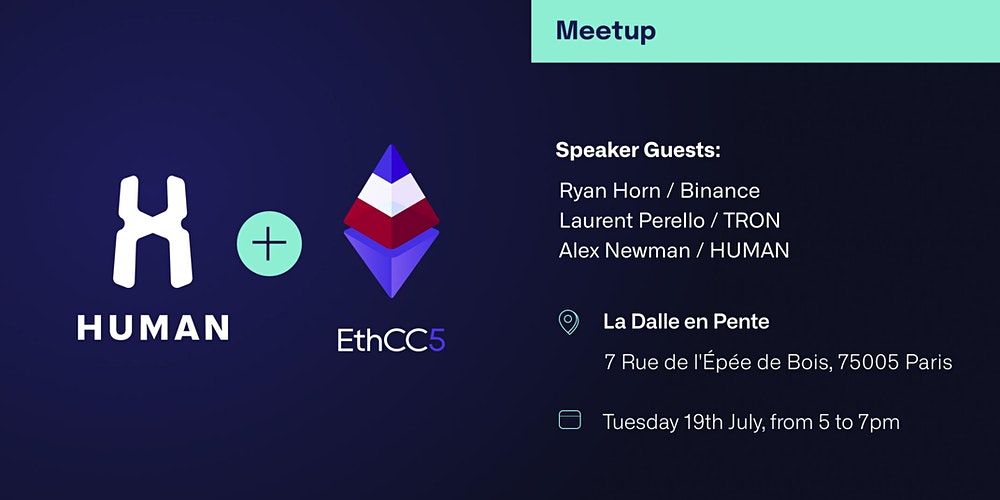human_protocol's tweet photo. 1️⃣ Day to Go ⏳

👤 @PerelloLaurent an advisor at @trondao is on our amazing panel of guest speakers ⭐️

#EthCC #DeFi #TRON https://t.co/xkdVKpjVta