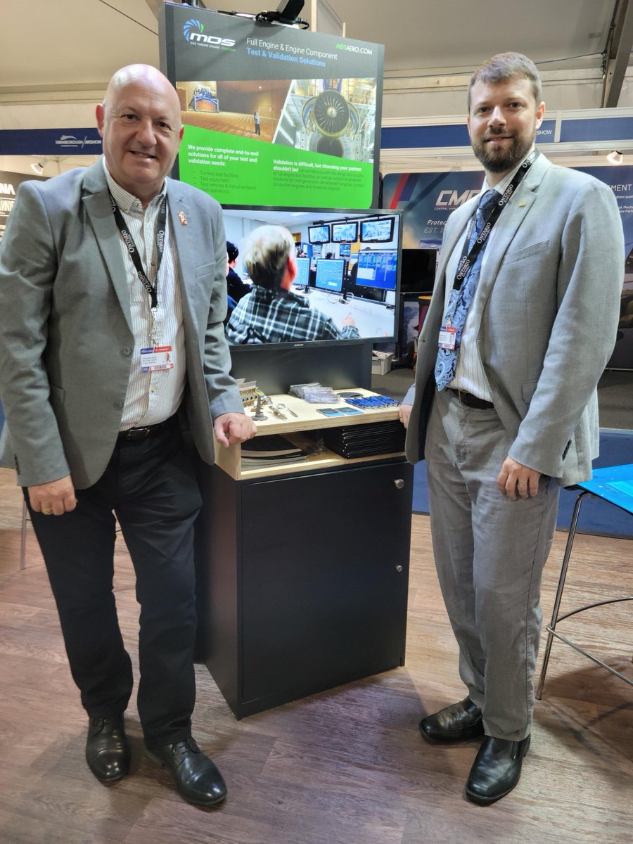 MDS_Global's tweet image. Find our crew at the Farnborough International Airshow! Meet with us to chat about the latest innovations in engine testing solutions. Visit us at Hall 4, Stand No. 4520 (Ontario Pavilion).
#aviation #enginetest #OEMs #engineering #FIA2022
@Farnborough_Int