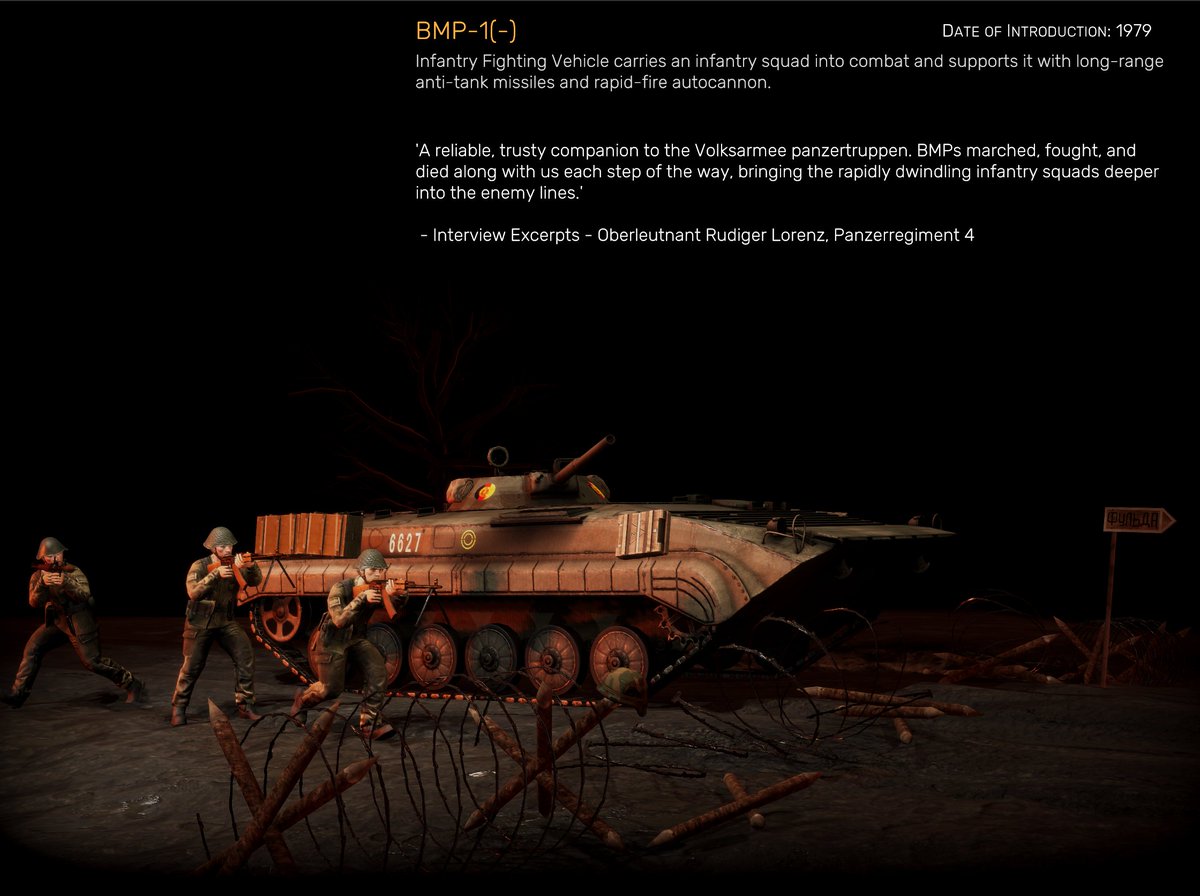 RegimentsRTS's tweet image. A small bite to make waiting for the main dish a little more palatable.
Check out the updated Regipedia, where small dioramas will now tie units into the narrative context of the game.

#soonTM #microprose #pcgaming #gamedev #madewithunity