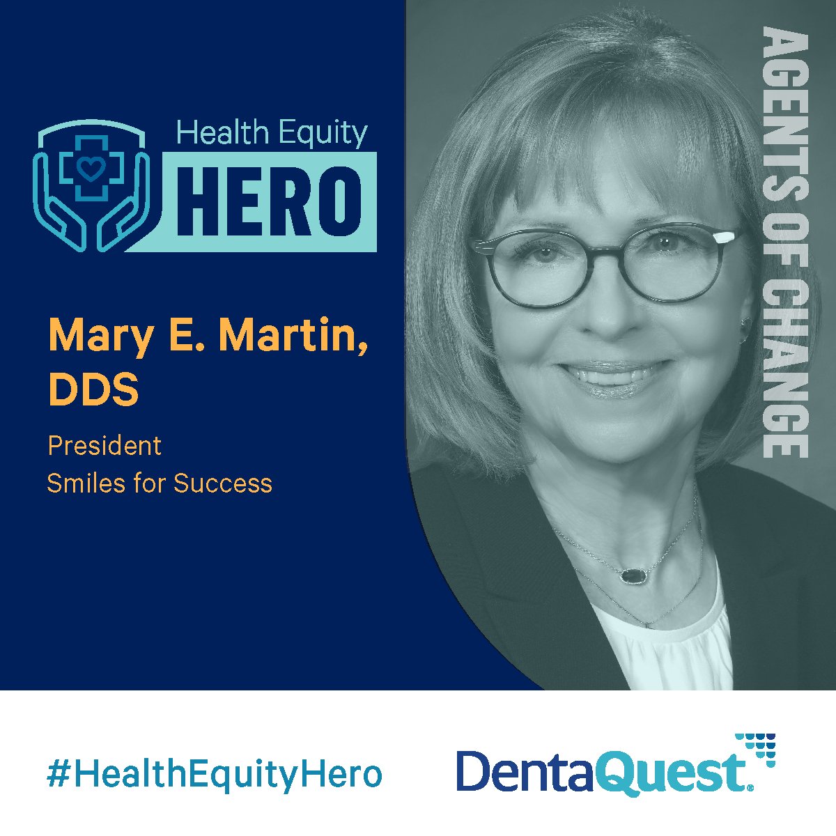 DentaQuest's tweet photo. In honor of #HealthEquityHero Dr. Martin, DentaQuest is making a donation to Smiles for Success, a program that helps women access dental care while completing job training programs to help them transition from welfare, homelessness or incarceration. https://t.co/9S3EB6lKpT https://t.co/K85z8OKipx
