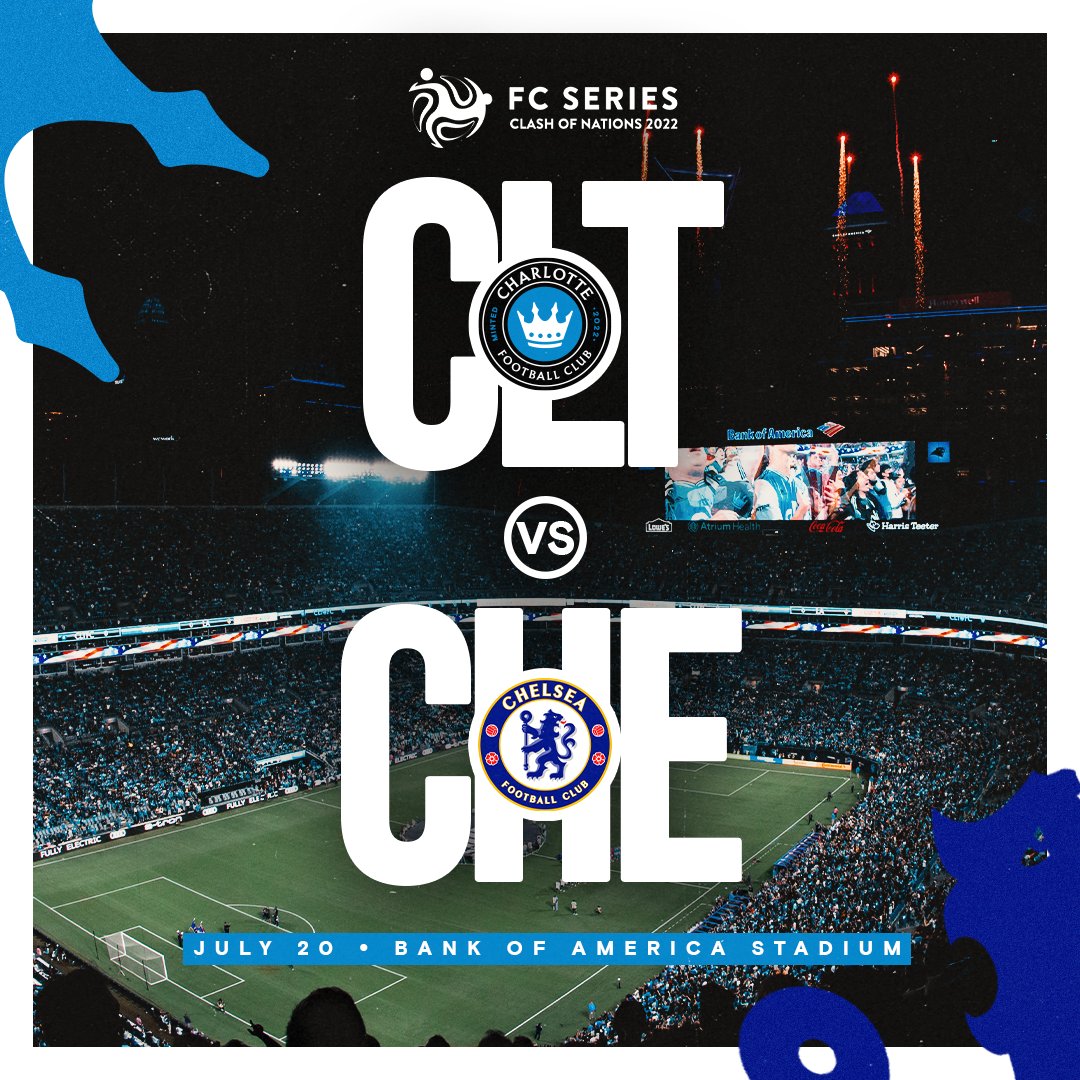 Charlotte FC (@charlottefc) on Twitter photo 2️⃣ DAYS
RT and reply with your all-time favorite <a href="/ChelseaFC/">Chelsea FC</a> player for a chance to win two tickets and meet & greet access after the match!
#BluesInTheUSA #ForTheCrown 2️⃣ DAYS
RT and reply with your all-time favorite <a href="/ChelseaFC/">Chelsea FC</a> player for a chance to win two tickets and meet & greet access after the match!
#BluesInTheUSA #ForTheCrown