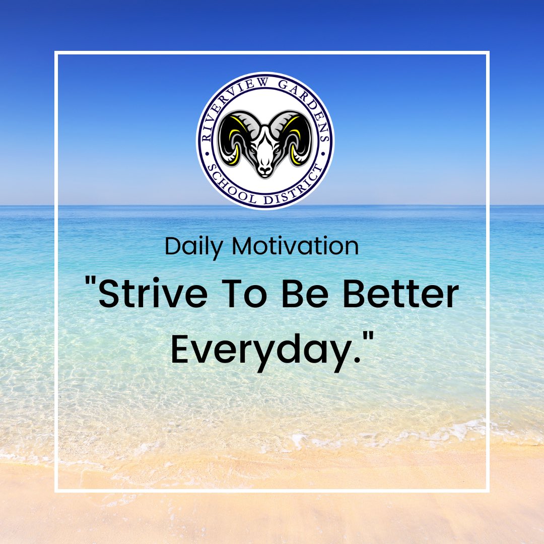 RGSDSchools's tweet photo. Happy Monday Ramily let’s have a great week! #RGSD #NewView #Motivation https://t.co/Hwg3yrZLcb