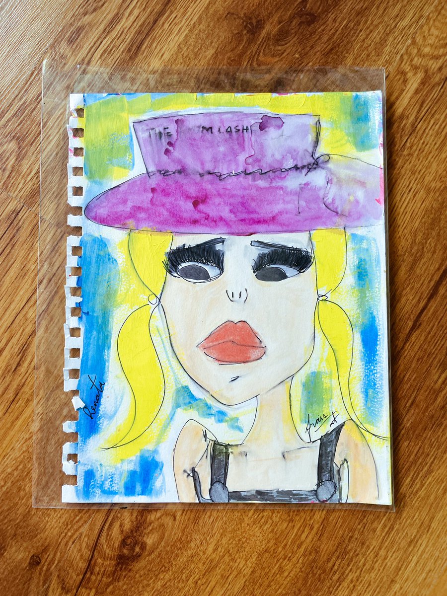 MARIATOKAREVA's tweet photo. Oh wow I found an OG @MissFrais in my moms attic 😍😍😍 going to frame this one I’m so happy this is a reminder of how everything started #bestdayeva https://t.co/Ix2fesF2ph