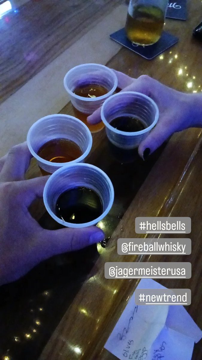BlakeGordonB's tweet image. I finally did it. I ordered the #HellsBells @acdc @JagermeisterUSA @FireballWhisky #newtrend #drinkresponsibly #shots @LilJon  @adygirll