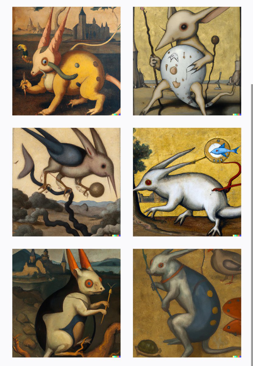 Robrecht's tweet photo. @xkcd "A painting of a medieval Pokemon by Hieronymus Bosch" https://t.co/Slgw1hLLUv