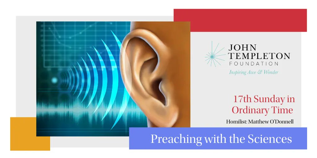 This week's Preaching with the Sciences homily outline from Fr. Matthew O'Donnell explores the many neurological and psychological facets of sound, hearing, and listening. Read here: buff.ly/3PJmPpR