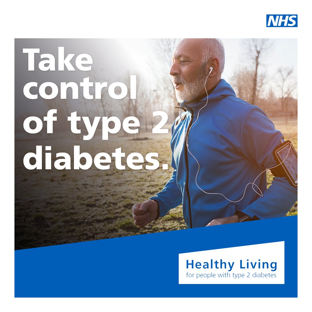 NHSuk's tweet photo. If you're living with type 2 diabetes, you can reduce the risk of complications by leading a healthy lifestyle. Healthy Living is a free online NHS service offering support to people with type 2 diabetes. Sign up today.
