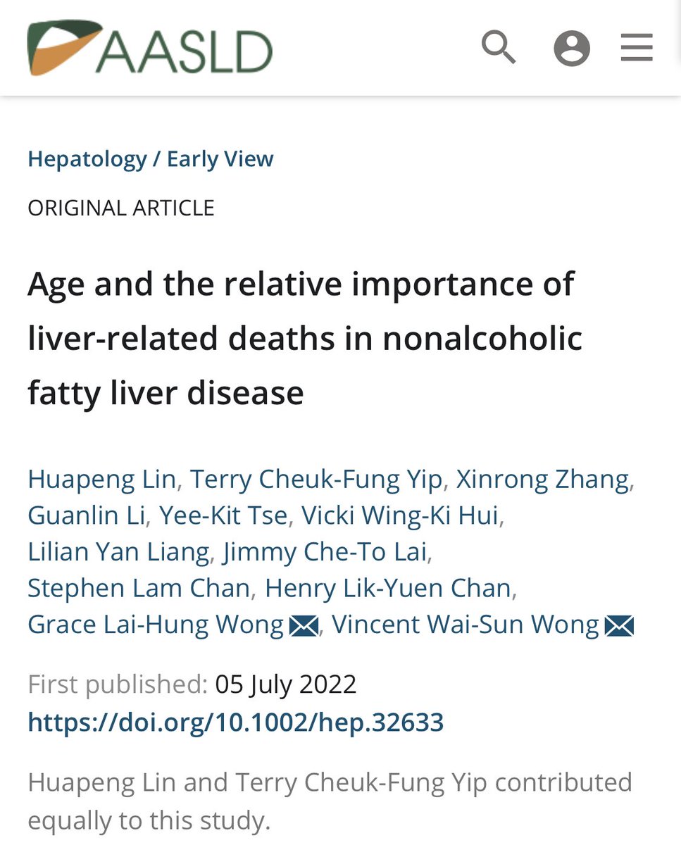 Another nice piece of work from @TerryYip12 and Huapeng! Well Done! 👍🏻👍🏻👍🏻@CUHKGI @CUHKMedicine @VWSWong #livertwitter Full text▶️ doi.org/10.1002/hep.32…