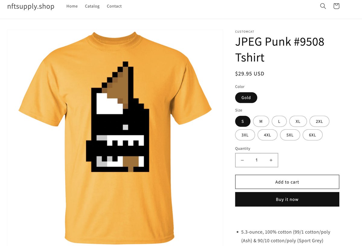 Get yourself this rank #2 #JPEGPunks Tshirt  #9508

👉 nftsupply.shop/products/jpeg-…

#cryptopunks <a href="/JpegPunks/">JPEG Punks</a>