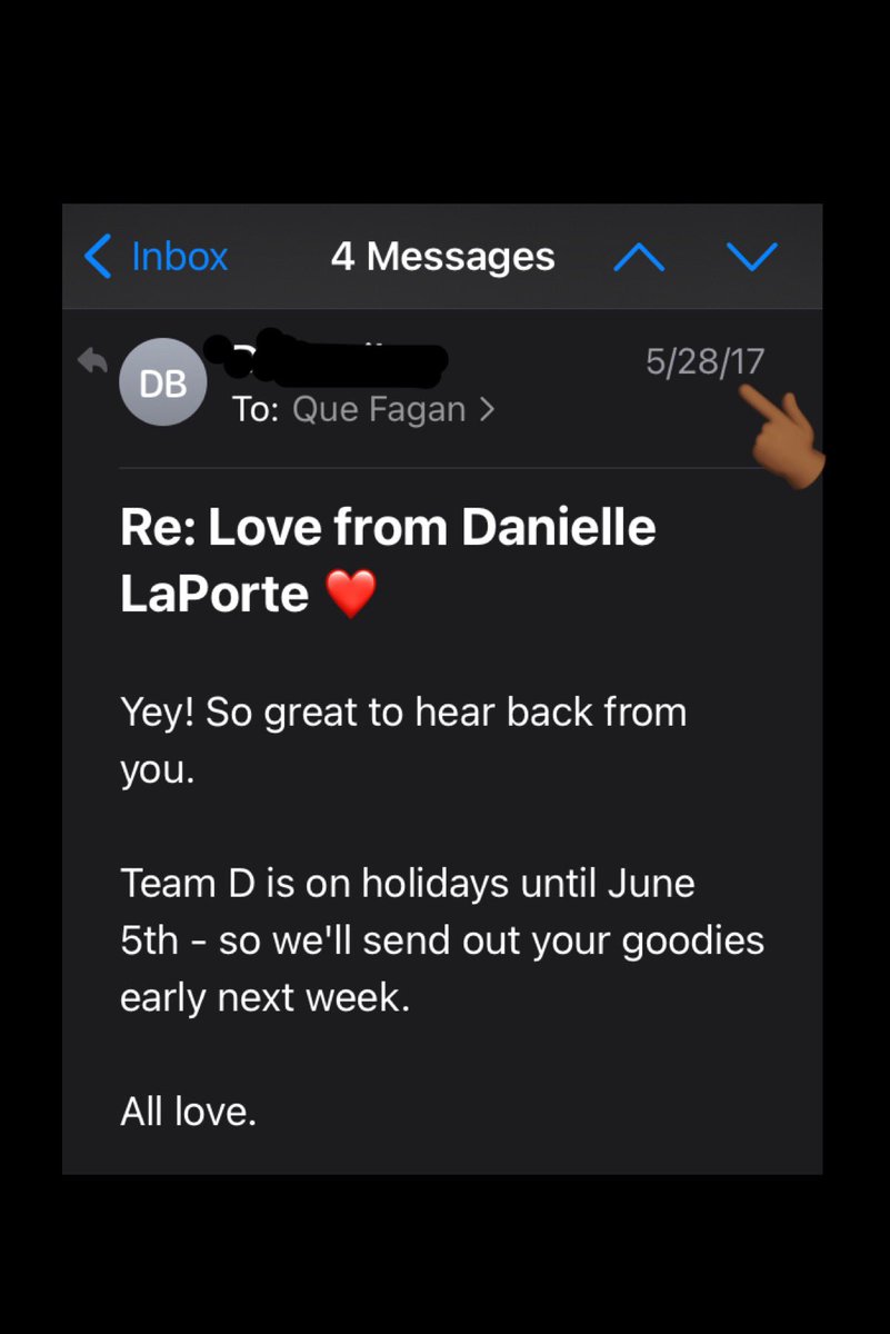 curvalish's tweet image. Hardest thing to articulate to people in fast paced world is sometimes you gotta let time work in your favor.

This morning as I was planning, I realized I had a need that Danielle LaPorte company could meet. I reached back in my vault from 2017 of emails and hit Reply. #needmet
