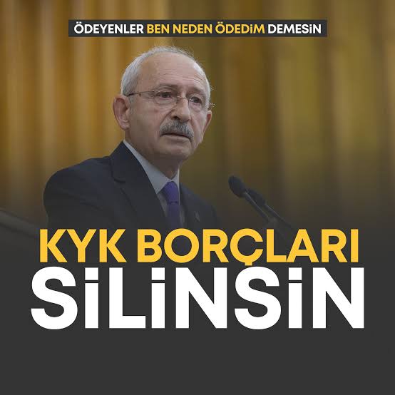 Yine toplumun önemli bir kesiminin, bilhassa da gençlerin bir mağduriyetinin çözümüne vesile oldun.

(KYK' da sadece ana para ödenecek)

Teşekkürler Kılıçdaroğlu

#MeralAkşener
#EmeklilikteYaşaTakılanlar
Joao Pedro
Kabine Toplantısı
UEFA
Cübbeli Ahmet
#acıklandı
Boğaziçi
#shiba