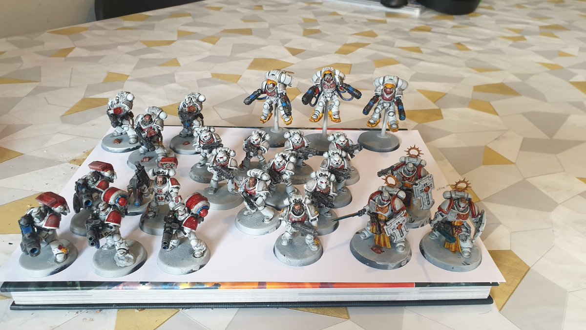 SO @irishstu turns out I have been back at 40k for a 9 months now :) White Scars army....do you play at all or just make glorious looking models :D