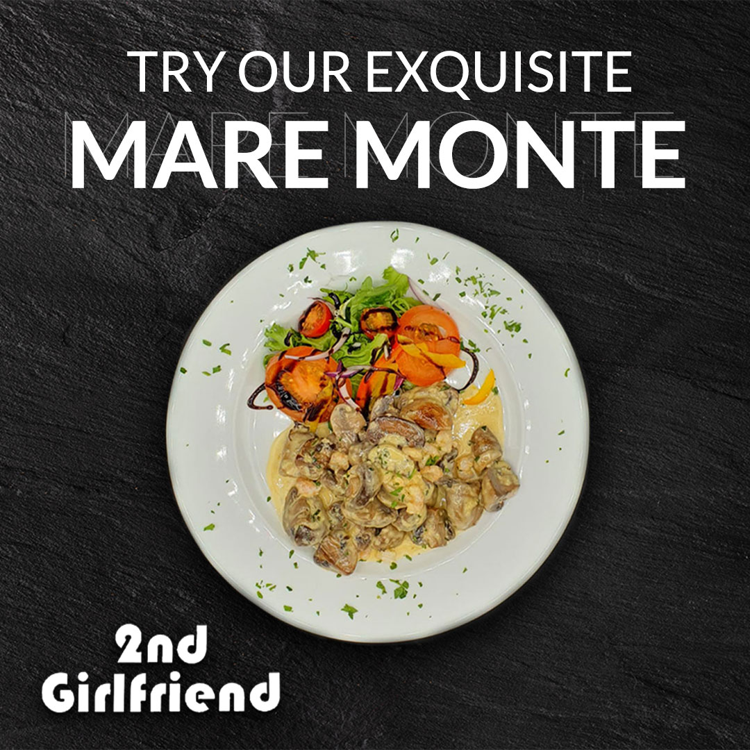 Looking to eat something exquisite? Come down to 2nd Girlfriend Restaurant and taste our exquisite Mare Monte! 😋
See Our Menu For Other Exquisite Options
2ndgirlfriend.restaurant/index.php/our-…