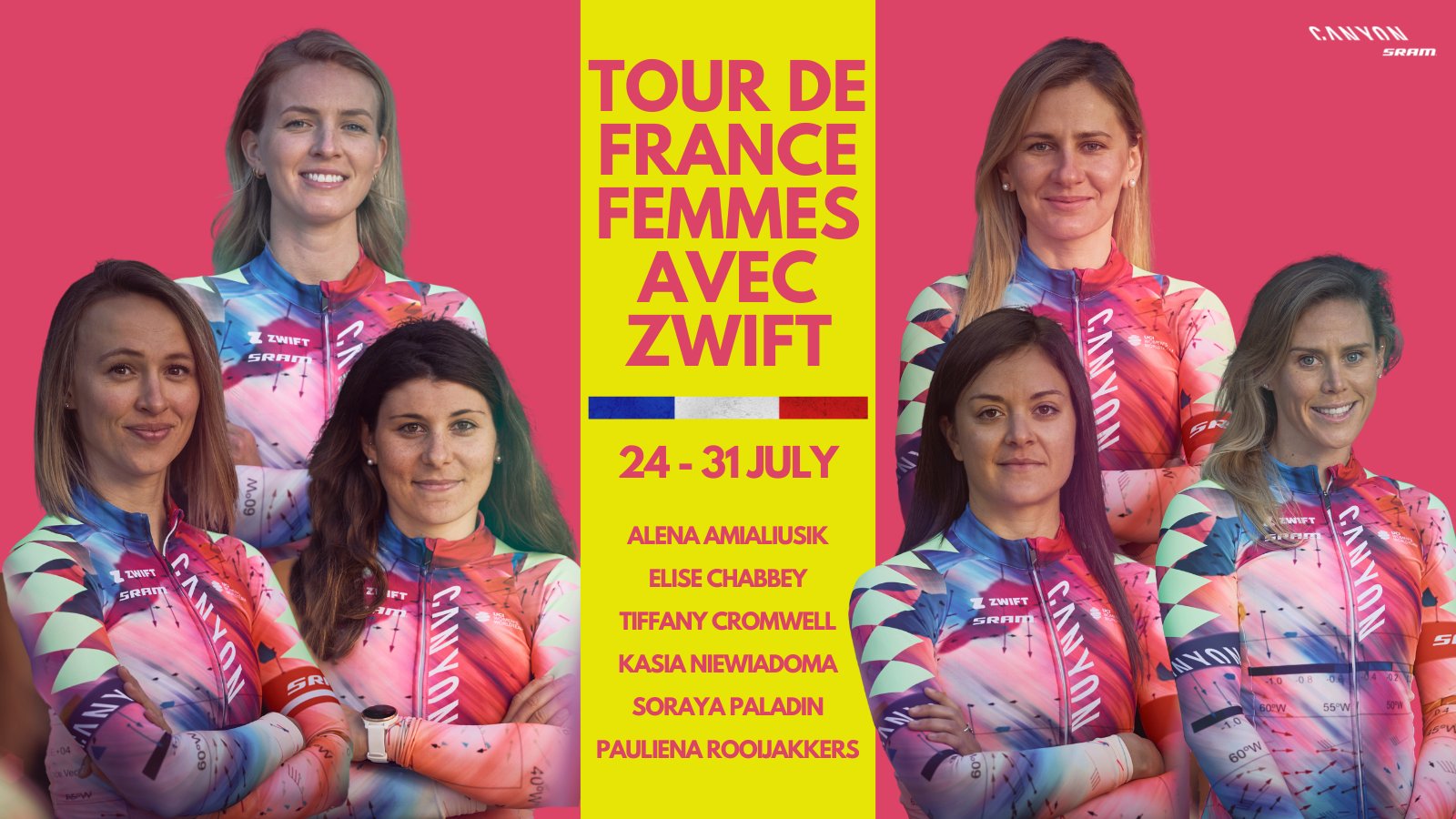 Tour de France Femmes 2022 Katarzyna Niewiadoma liderką Canyon//SRAM