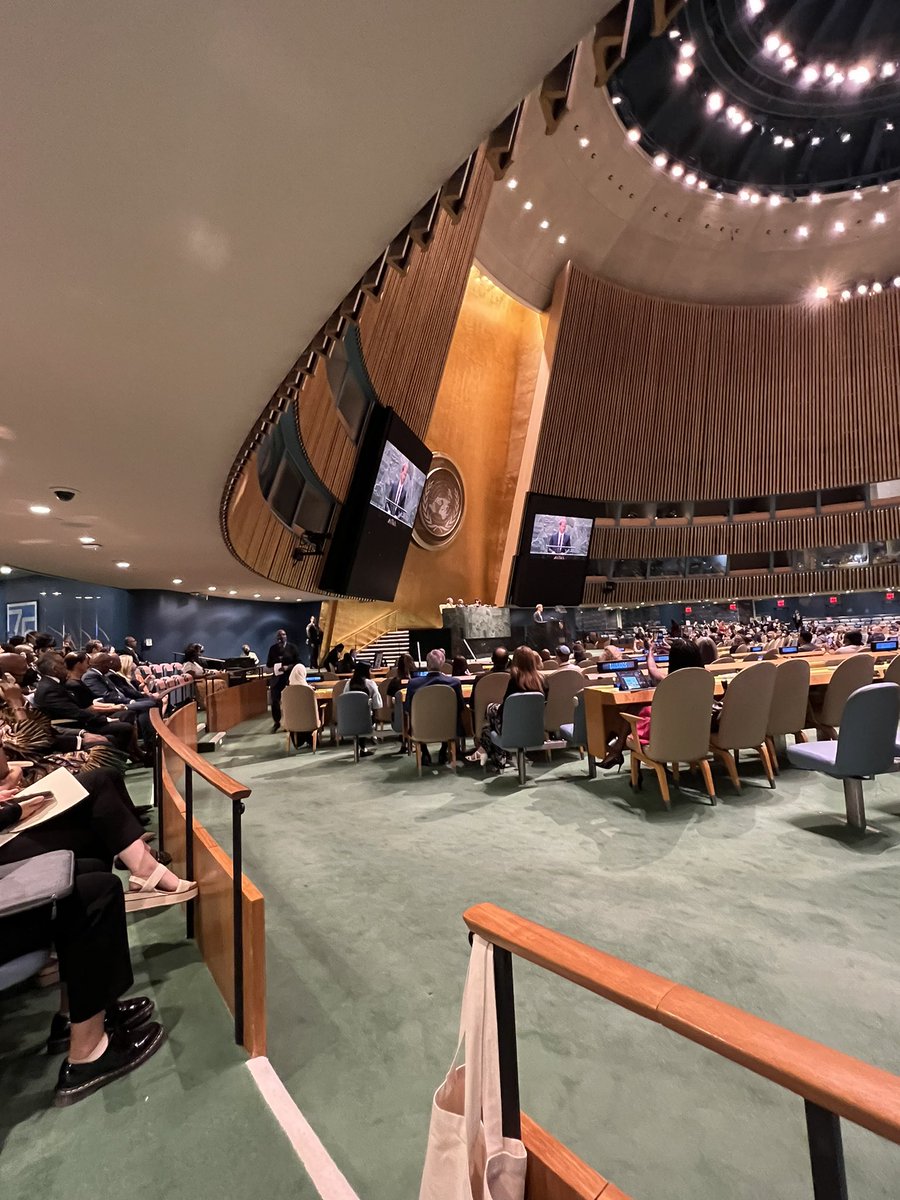 Statements by <a href="/AminaJMohammed/">Amina J Mohammed</a> <a href="/NYCMayor/">Mayor Eric Adams</a> and keynote address from Prince Harry, The Duke of Sussex in the <a href="/UN/">United Nations</a> General Assembly to mark #MandelaDay - watch live on <a href="/UNWebTV/">UN Web TV</a>