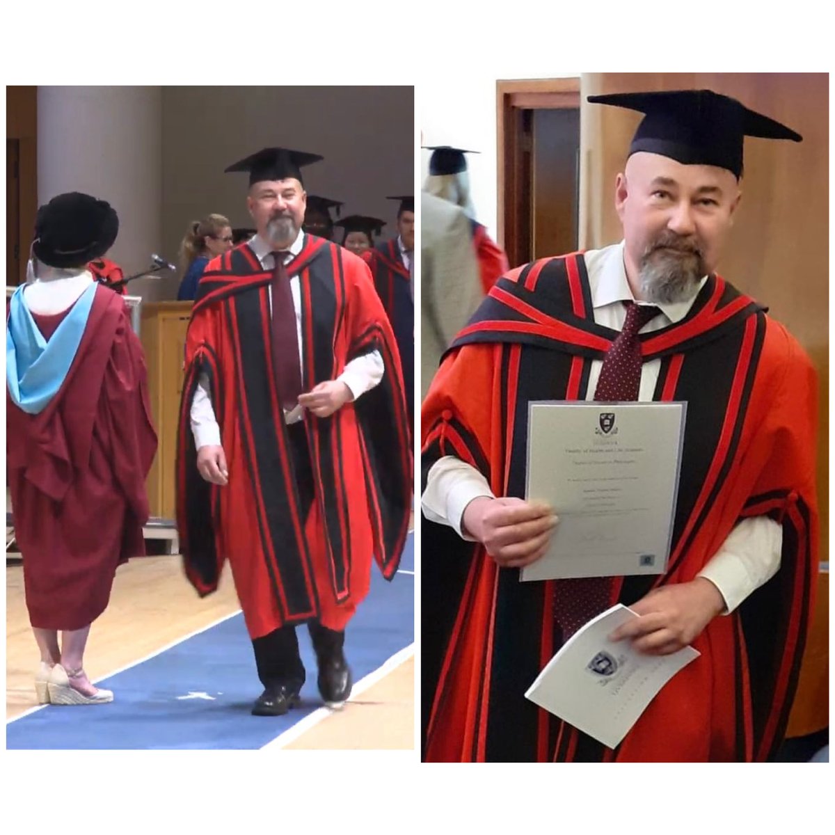 Congratulations Dr Andy Hughes on graduating from <a href="/LivUni/">University of Liverpool</a> today with your PhD on “LC-MS/MS in Alkaptonuria” @AKUSociety <a href="/lplclinlabs/">LiverpoolClinLabs</a> @LivHospitals
