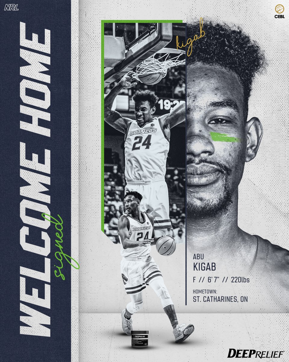 BREAKING | He's comin' home.🏡We've signed <a href="/St_Catharines/">St. Catharines</a> native, Abu Kigab, making him the first hometown talent to sign with the team in our 7-year history. 

Join us for Abu's homecoming this Friday July 22nd. 

MORE: riverlions.ca/kigabsigned

#TheHunt | #OurGame