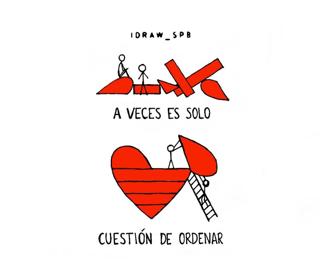 psicologiamente's tweet photo. ¿Te ha ocurrido que a veces ni tú mismo/a sabes qué sientes o qué quieres? Ese orden emocional es primordial para avanzar hacia un estado de paz mental.

Ilustración: @idraw_spb 
#psicologiaymente #psicologos #mente #salud #saludmental #terapia #orden #psicoterapia #psicología https://t.co/KYFYZCKzND