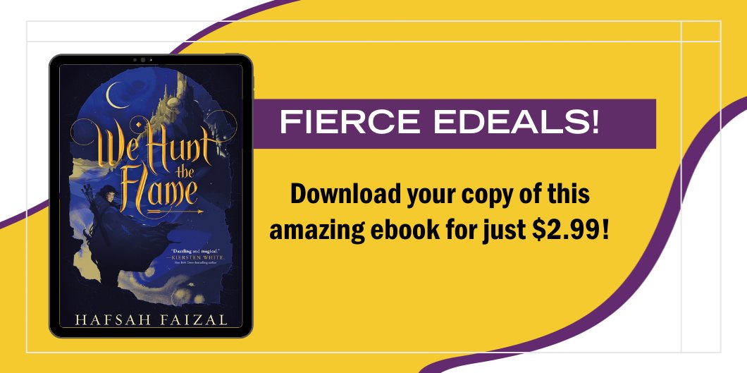 Full of adventure, lyrical prose, slow-burn romance, and a dazzling cast of characters in a world based on ancient Arabia, @hafsahfaizal's WE HUNT THE FLAME is a read you won't want to miss. Download for only $2.99 for today only! bit.ly/39PgR6K