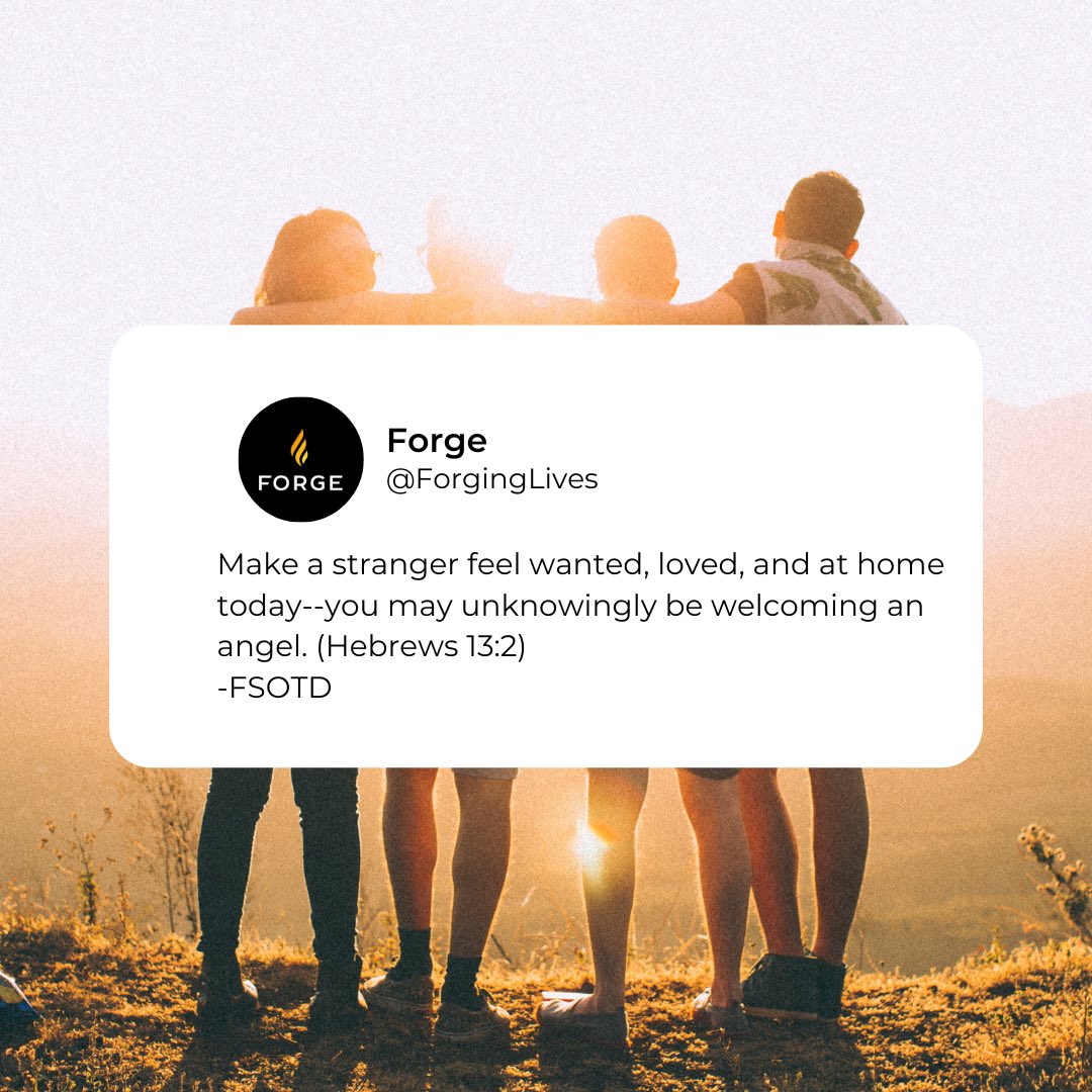 ForgingLives's tweet photo. Signup to receive the “Forge Spark of the Day” (a 1-sentence daily devotional text): ⁠
⁠
Text “Spark" to 33222 https://t.co/CCpSH634jx