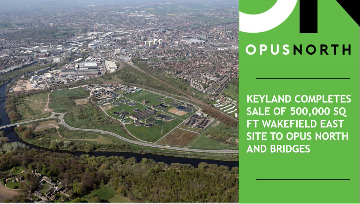 Alongside <a href="/BridgesFundMgmt/">Bridges Fund Mgmt.</a>, we are thrilled to announce the acquisition of a 500,000 sq ft site in Wakefield East, purchased from Keyland Developments. Read here: opusnorth.co.uk/keyland-comple…