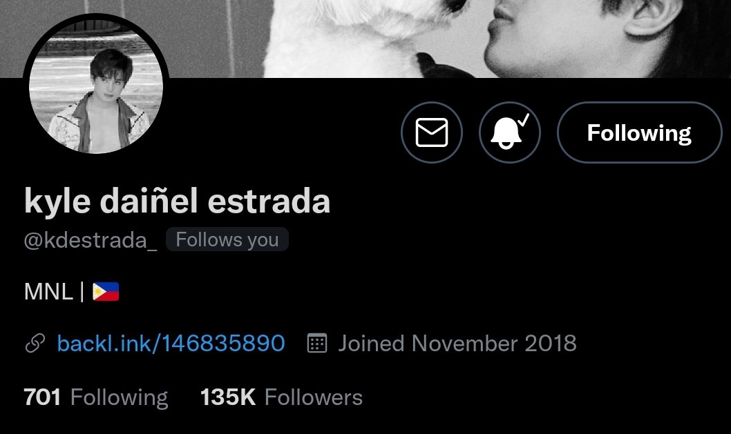 KDLex CV (@kdlex_cv) on Twitter photo Thank you <a href="/kdestrada_/">kyle daiñel estrada</a> for the follow back!
Kelan kaya to nangyari?! Bakit ngayon ko lang nakita?! Nasa acceptance stage na ako na di na to mangyayari eh. Wow!
#KDLex | #KDEstrada | #AlexaIlacad Thank you <a href="/kdestrada_/">kyle daiñel estrada</a> for the follow back!
Kelan kaya to nangyari?! Bakit ngayon ko lang nakita?! Nasa acceptance stage na ako na di na to mangyayari eh. Wow!
#KDLex | #KDEstrada | #AlexaIlacad