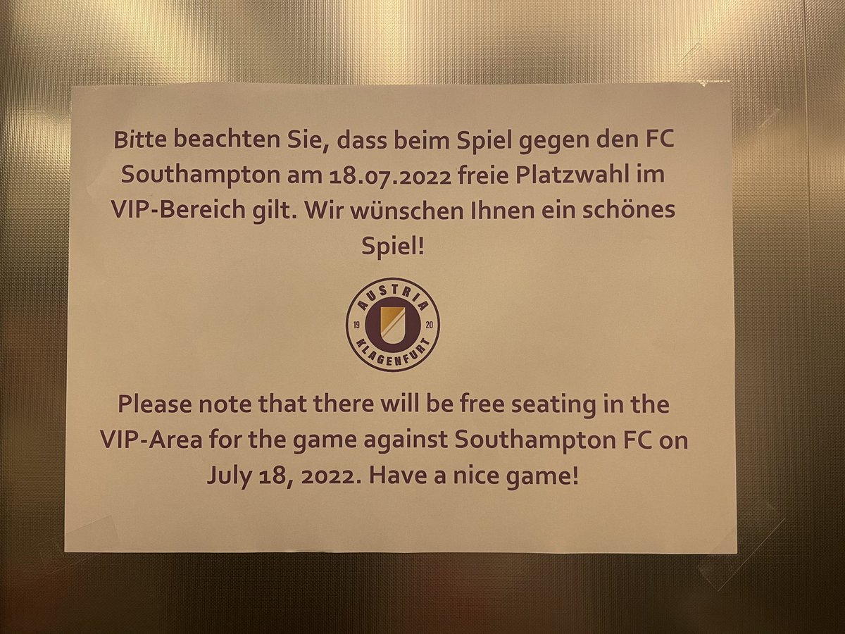 markgwyatt's tweet image. #ClassyTouch #SaintSFC