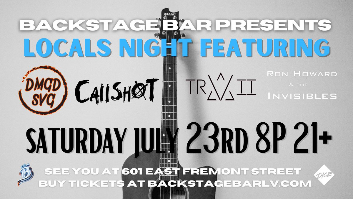 Damaged_Savage's tweet photo. SATURDAY at @backstagebarlv 
Join us with @_callshot @t_r_a_v_i_i and @ron_howard_and_the_invisibles for #localsnight starting at 8pm
Tickets available at the link in our bio
#lasvegas #downtown #localsnight #bbb #punkrock #live #concert #damagedsavage #callshot #travii #retweet https://t.co/s2xKJfgKbr