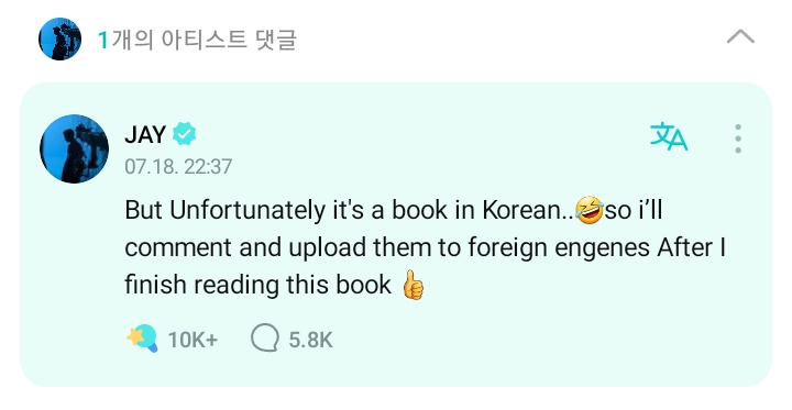 jays2maize's tweet photo. 🐈‍⬛ but unfortunately it's a book in korean...🤣 so i'll comment and upload them to foreign engenes after i finish reading this book 👍

this is so thoughtful of him I'M SO SAD ☹ https://t.co/JFRnkGzIaf