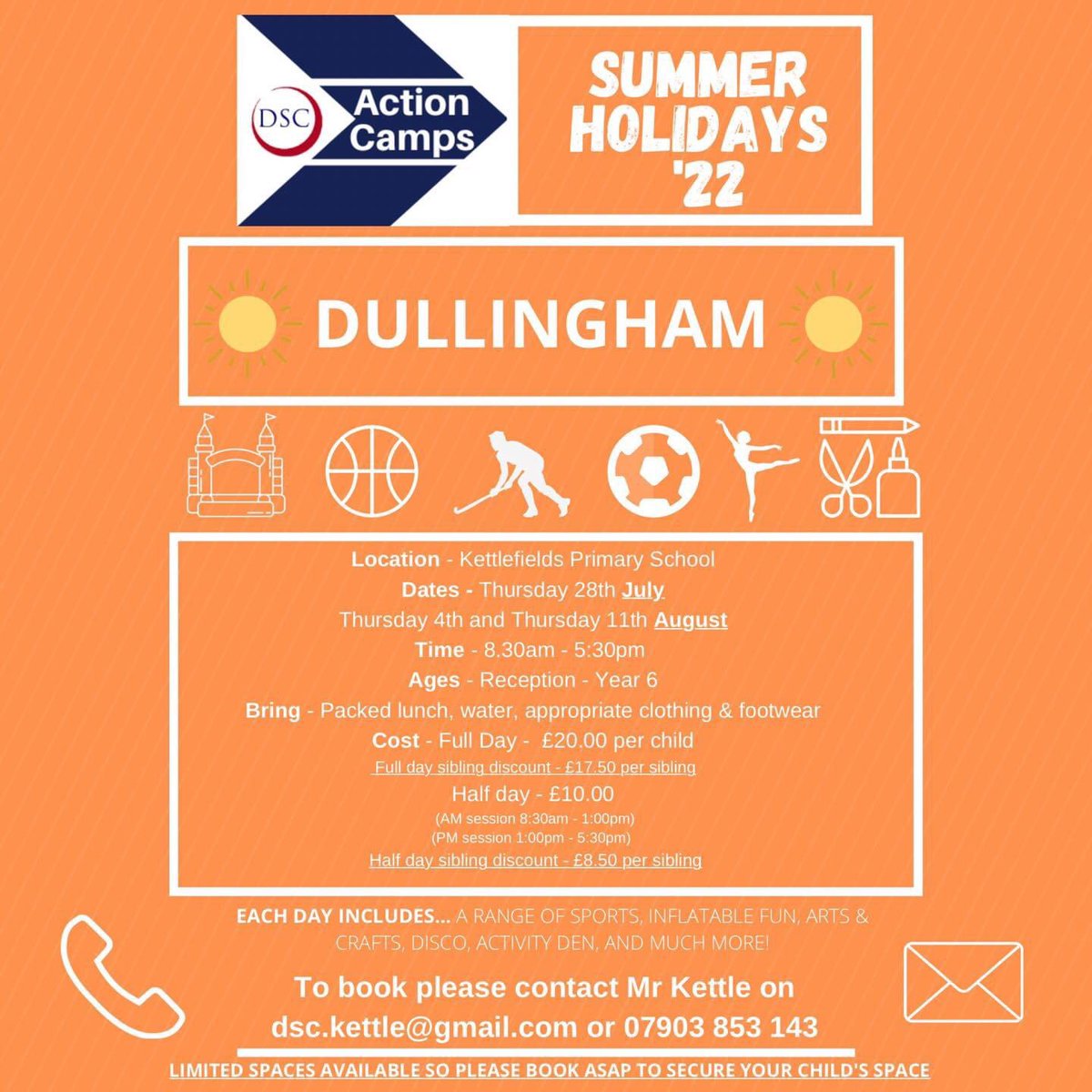 kettlefields's tweet image. Summer holiday fun…