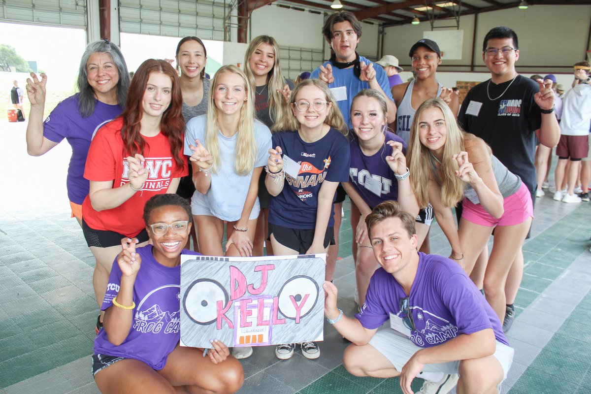 TCU's tweet photo. 7 Frog Camps and counting!🐸🌟 Which camp would you choose? #myTCUsummer #TCU https://t.co/AekgV5F6Gp