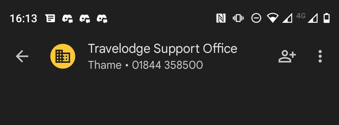 paddy_vpg's tweet photo. @TeamReaPow @TravelodgeUK Ring this number https://t.co/hvv8O6l5TQ