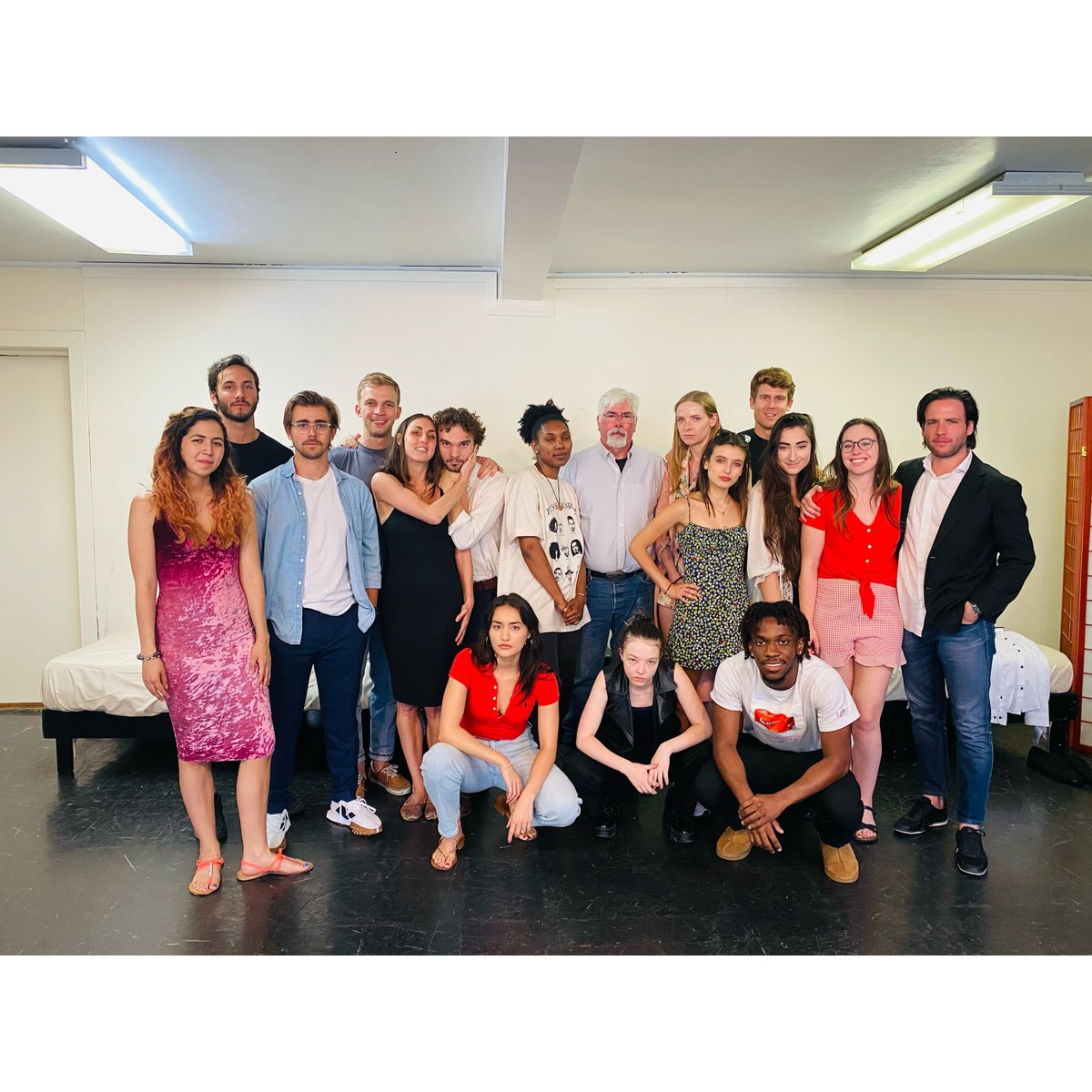 NPlayhouse340's tweet photo. Fantastic end to a magnificent, creative and challenging Six Week Summer Intensive. We already miss this wonderful group of actors, pictured with their Meisner teachers Gary Kingston, Jim Brill &amp; Serena Ebony Miller. Thank you so very much to the faculty for all they do. Bravo! https://t.co/HL42a9DV6c