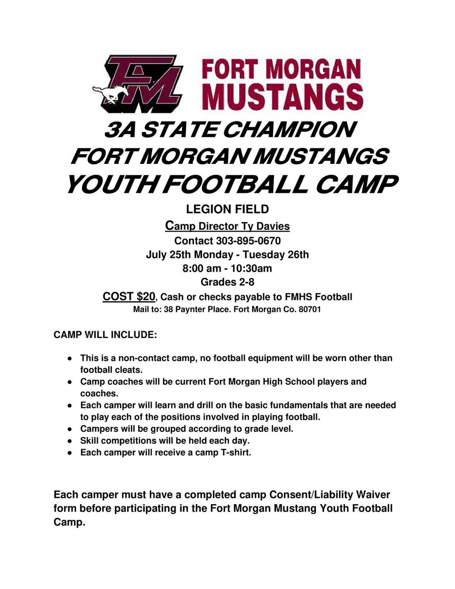Fort Morgan Football tweet media