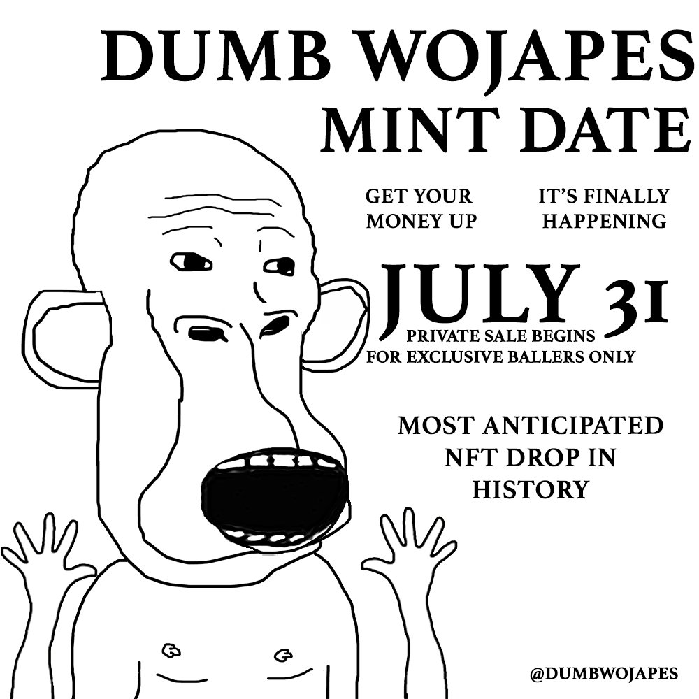 we have mint date.

July 31 for whitelisted communities.

tell a friend.