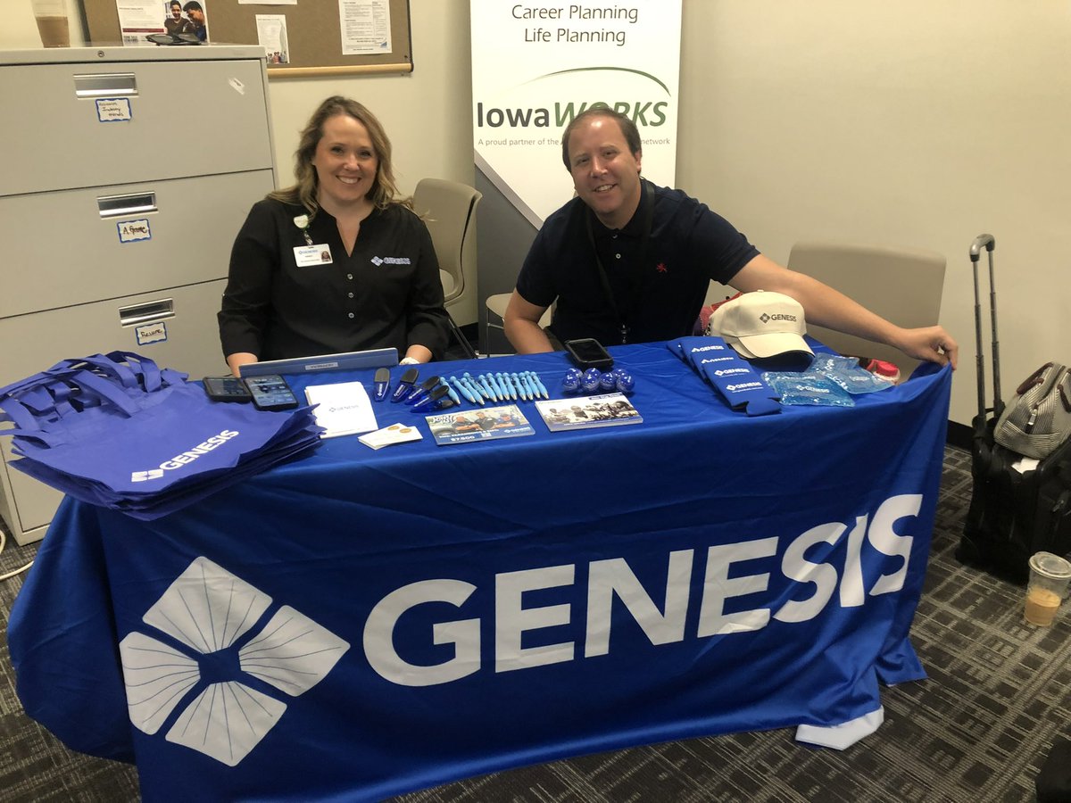 Stop by @iowaworkforce on E Kimberly to visit with one of our amazing recruiters! #healthcare #careers #genesishealthsystem