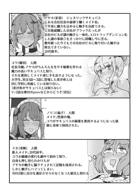 キャラ紹介に余計な情報が増えた 