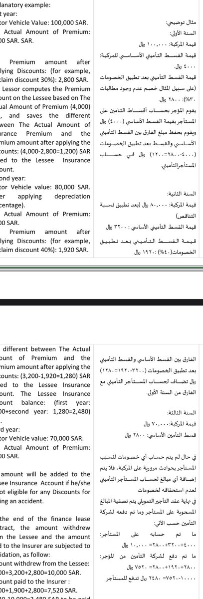 Law_Alribi's tweet photo. يحق لمن لديه سيارة #إجار منتهي بالتمليك أن يطالب البنك أو الجهة التمويلية بفرق قيمة التأمين عن كل سنة لم يعمل فيها حادث مروري وذلك بعد نهاية العلاقة التعاقدية .!!
.
.
مستند كلامي لائحة ضوابط التأمين الشامل على المركبات المؤجرة تمويليًا على الأفراد المادة 6.
(مرفق)..👇🏻 https://t.co/FIW99hCizJ