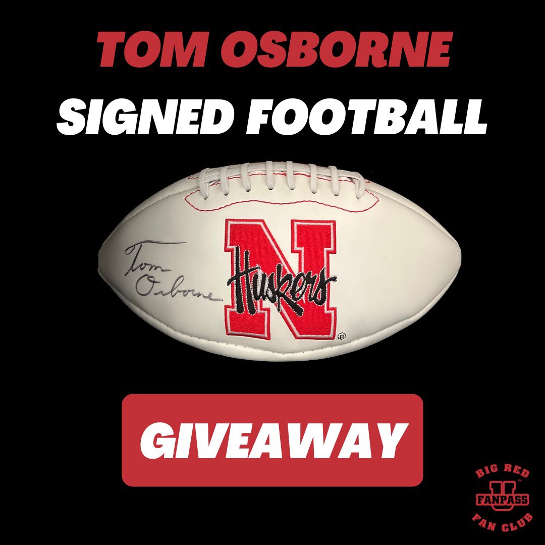 BigRedFanClubNE's tweet photo. TOM OSBORNE FOOTBALL GIVEAWAY

🔴To Enter:

1️⃣ RETWEET this Tweet 🔁

2️⃣ FOLLOW @BigRedFanClubNE ✅

3️⃣ JOIN the waitlist 👉https://t.co/N2qk1DA01p https://t.co/apKwxRbU2A