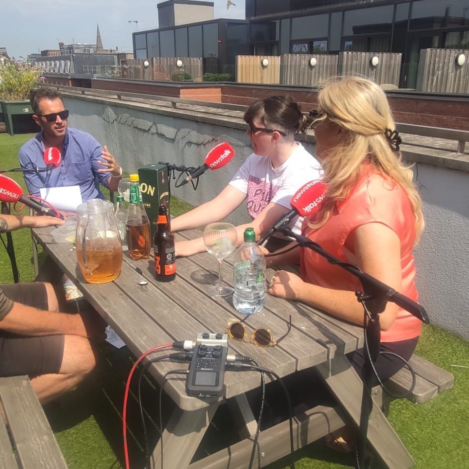 NewstalkFM (@newstalkfm) on Twitter photo Joining us on the balcony: Holly Dalton, <a href="/OisinTweets/">Oisin Davis</a> and <a href="/andreagilligan/">Andrea Gilligan</a> - summer cocktails and food on the menu 🍹 Joining us on the balcony: Holly Dalton, <a href="/OisinTweets/">Oisin Davis</a> and <a href="/andreagilligan/">Andrea Gilligan</a> - summer cocktails and food on the menu 🍹