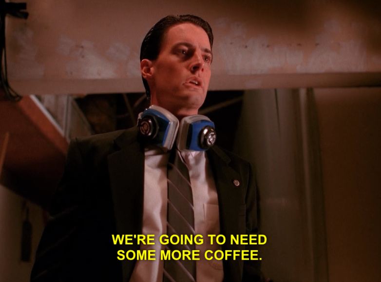 Kyle_MacLachlan's tweet photo. Coop always knows the #MondayMood. Stay caffeinated, friends. ☕️
📸: unlimitedgsjohn on Pinterest https://t.co/tJkHTnHL1b