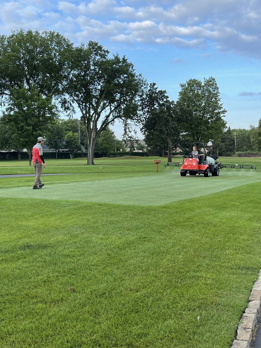turfhammer's tweet photo. Sprayer Training with our AIT’s #thistimeitsforreal @GoldenValleyCC https://t.co/zPSpGMMNVQ