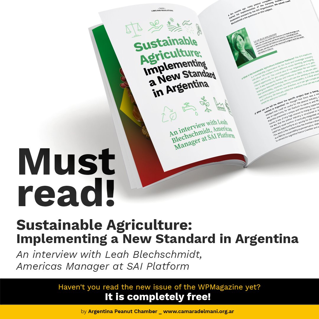 worldpeanutmee1's tweet photo. 📢The 4° edition of the World Peanut Magazine is NOW available!
📰Read it for FREE:
https://t.co/rIDufgL2Wr
🥜Is an initiative of the Argentina Peanut Chamber @CamaradelMani.
Our special thanks to our sponsors for their support!
#WPMag #WPMagazine #peanutnews https://t.co/rzSRNf73np