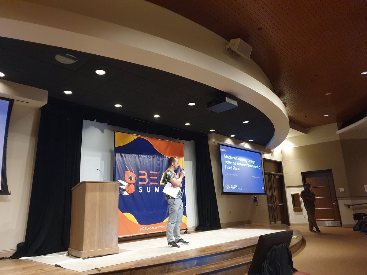 Great to be back IRL at an @ApacheBeam @BeamSummit! Tomorrow I'll do a talk on how @ApacheHop leverages Beam. 2022.beamsummit.org
