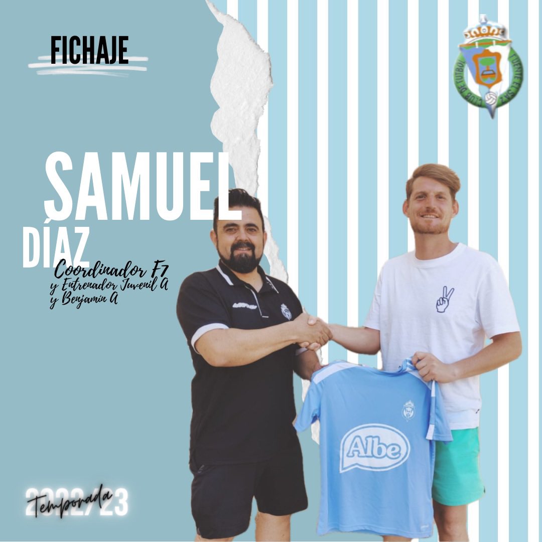 cffsaz's tweet photo. 🆕FICHAJE!
Sam Díaz se convierte en el nuevo entrenador del Juvenil A, además de Coordinador de fútbol 7 y entrenador del Benjamín A.
El técnico viene de dirigir al primer Juvenil del Canillas durante las últimas dos temporadas en categoría nacional y primera división autonómica. https://t.co/gQCIYalDJc