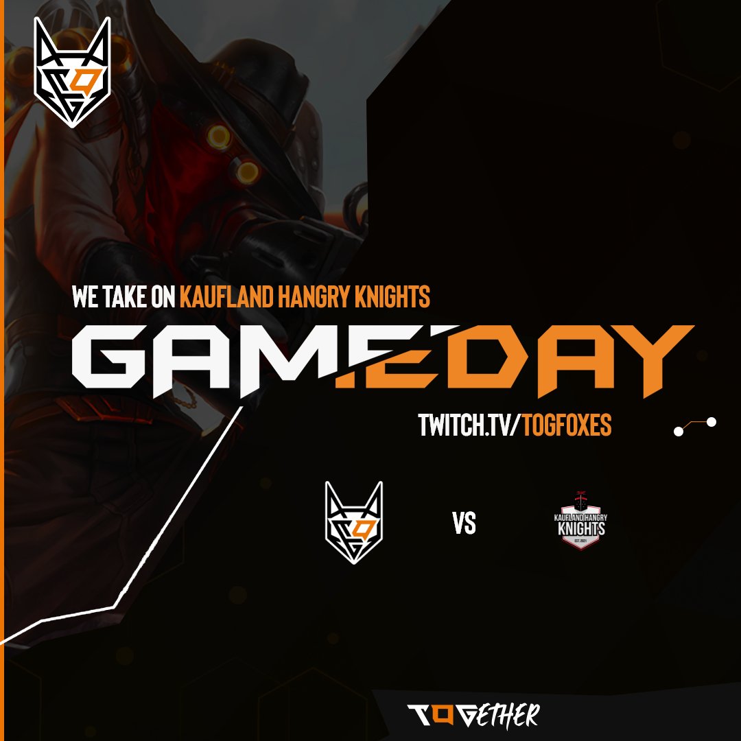TOGfoxes's tweet photo. Gleich zwei Div 3 Games um 19:00! 🔥

Main Team vs. @HangryKnights @ TOGFoxes
🎙️ @jeltschinge &amp; @CurryouLol 

#Evolution vs @ATNattax @ MilgoTV
🎙️ @Milgolol &amp; @hanelol1002 

📺 https://t.co/R4z9dcSjtP

#NoFuchsGiven https://t.co/KeuZijkH71