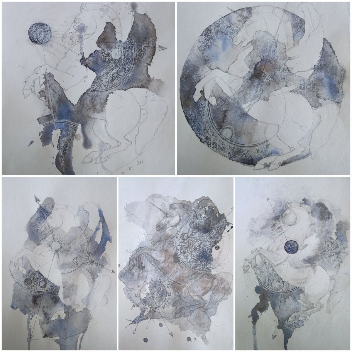 StrunaDaniela's tweet photo. Granite knights I, II, III, IV, IV, V, VI

pencil, acrylics, pastel on paper 

17/25 cm 

July 2022 https://t.co/DCUmBT76Zc
