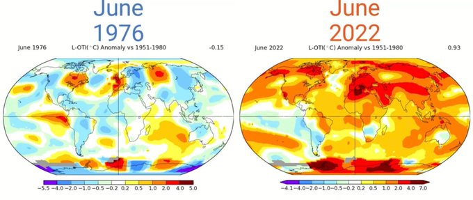 "What do you mean? July 1976 was far worse." Smell the coffee everyone for the sake of future generations. #ClimateEmergency