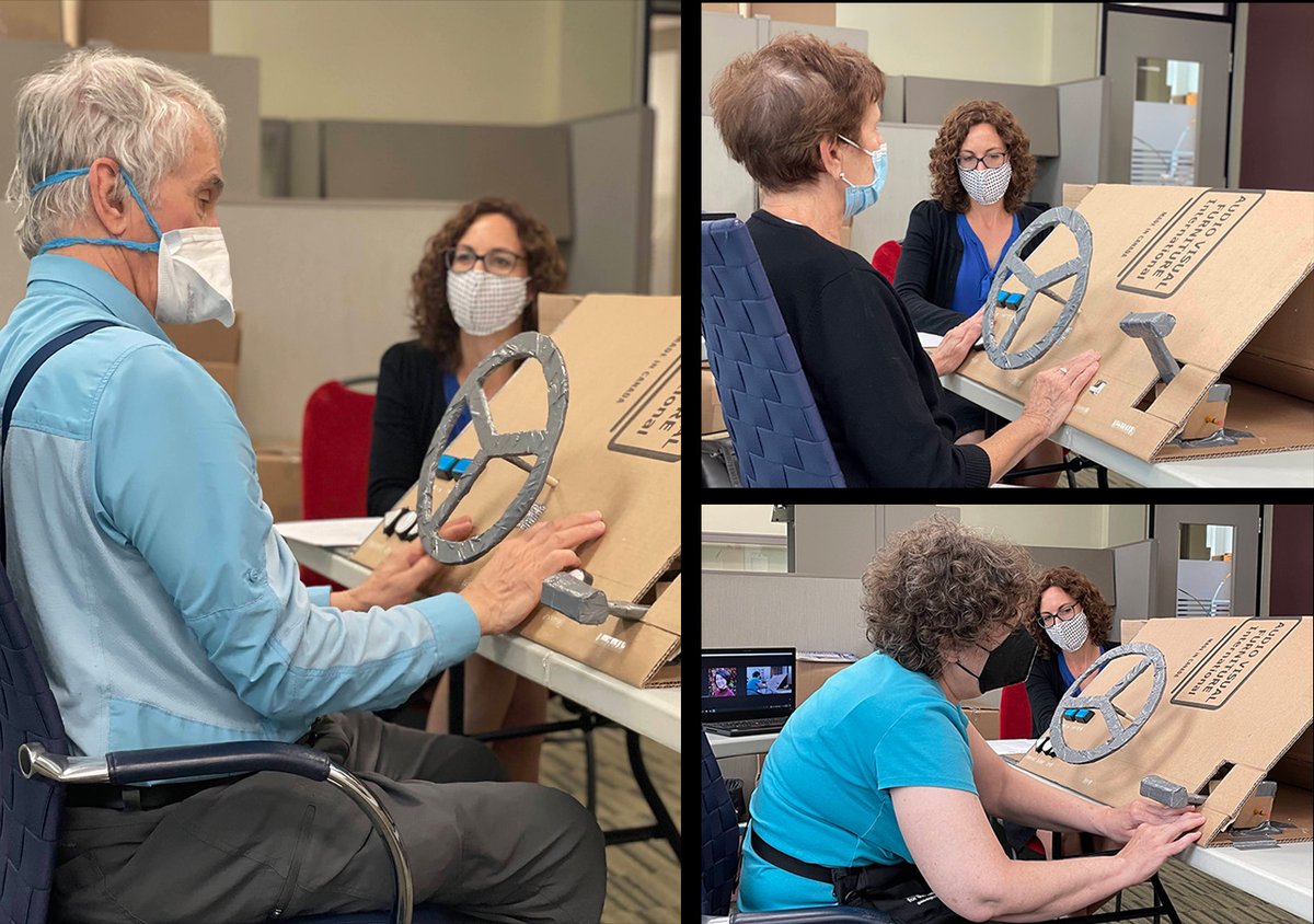 L_DiVito's tweet photo. Thank you to the participants @CCBNational  for helping #test our cardboard #prototype that will soon be a new #digital interactive @AgMuseum! The feedback we received from this session will ensure a better, more #inclusive, experience for people who are low vision or blind. https://t.co/duL6NtIeKu