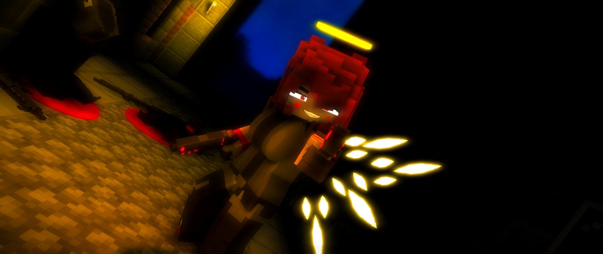 Jager091's tweet photo. #Minecraft #minecraftwar #minecraftart #angel https://t.co/FOwhgSRjHK